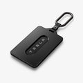 ACP11405 - Tesla Key Card Holder | TO243 2 Pack in Black & White showing the front with carabiner