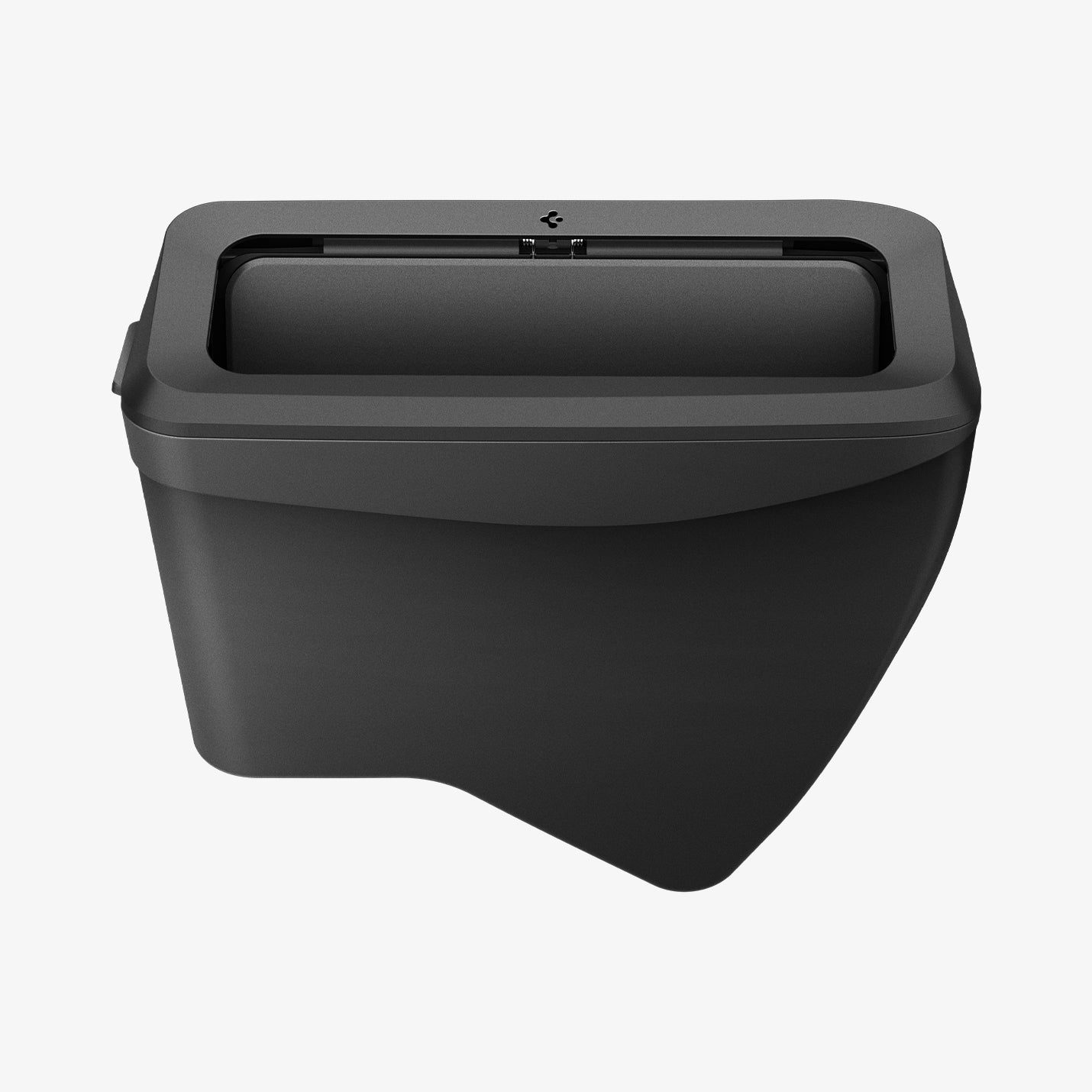 ACP11106 - Tesla Series - Car Trash Can | TO281J showing the top view of the black trash bin with a push-to-open lid integrated into the compact design.