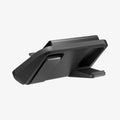 ACP11563 - Model Y Premium (2025+) in Black showing a side view of the foldable dual hook design with a slim, low-profile build.