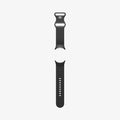AMP09491 - PWF Series Band Nano Pop in black sesame showing the front with watch band laid out flat