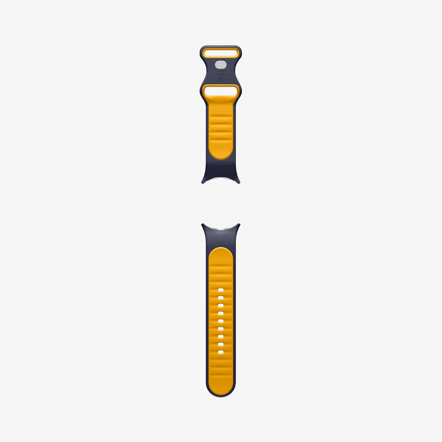 AMP09490 - PWF Series Band Nano Pop in blueberry navy showing the back of the watch band laid out flat