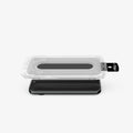 AGL11481 - Pixel 11 Pro  GLAS.tR EZ Fit | Privacy EZ Fit installation tray aligned above the phone for easy application.