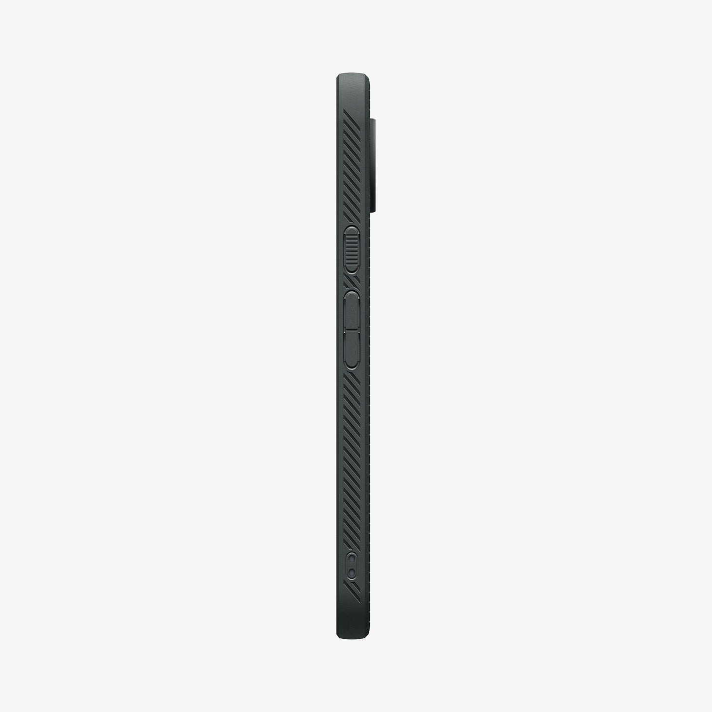 ACS09719 - Pixel 10 Pro XL Case Liquid Air (MagFit) in abyss green showing the side