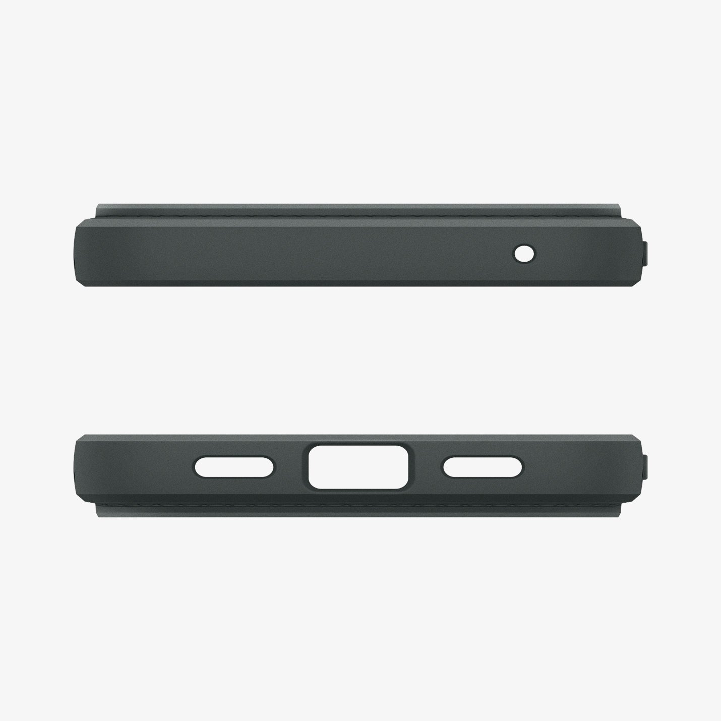 ACS09719 - Pixel 10 Pro XL Case Liquid Air (MagFit) in abyss green showing the top and bottom of case