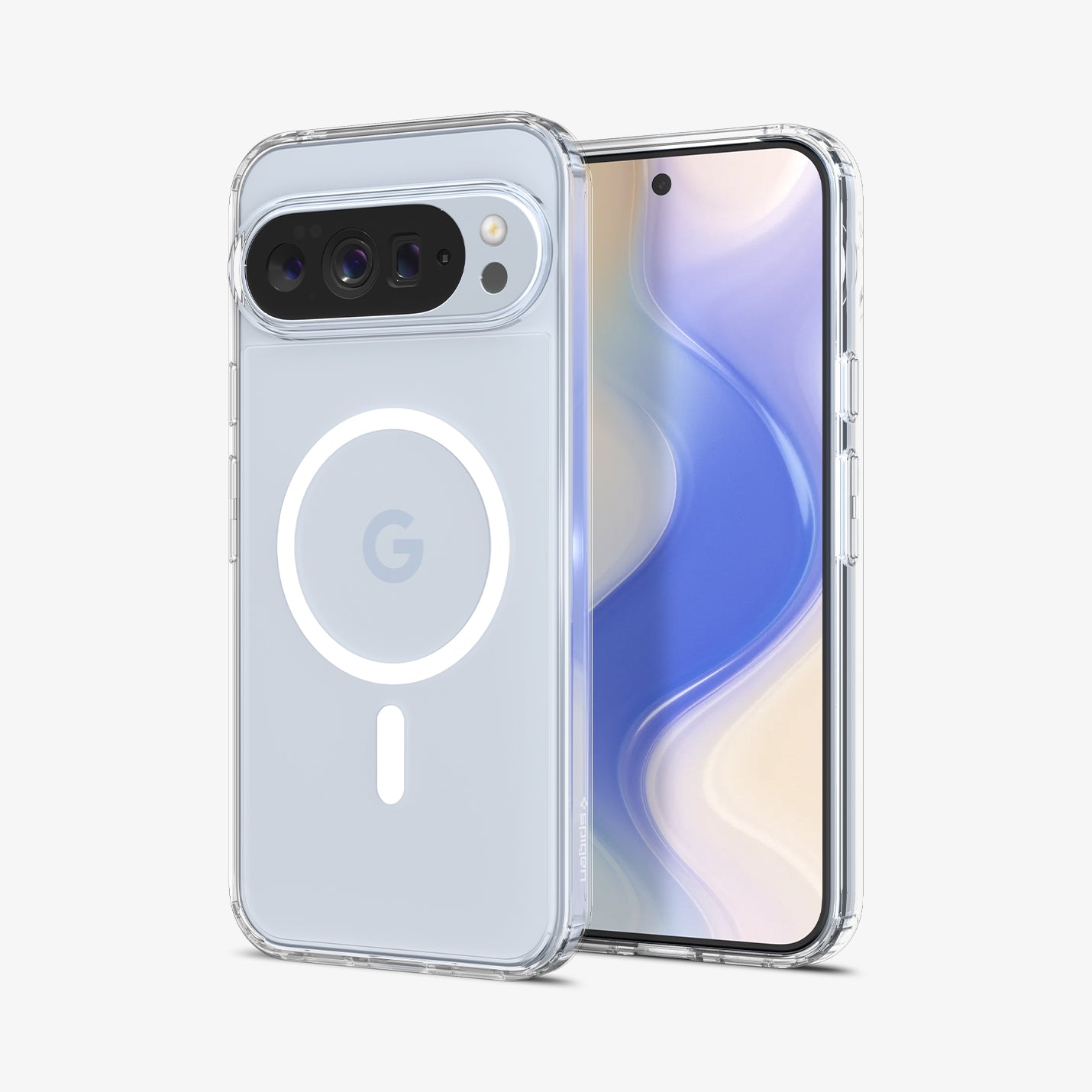 ACS09740 - Pixel 10 Pro XL Crystal Flex (MagFit) showing the back and front