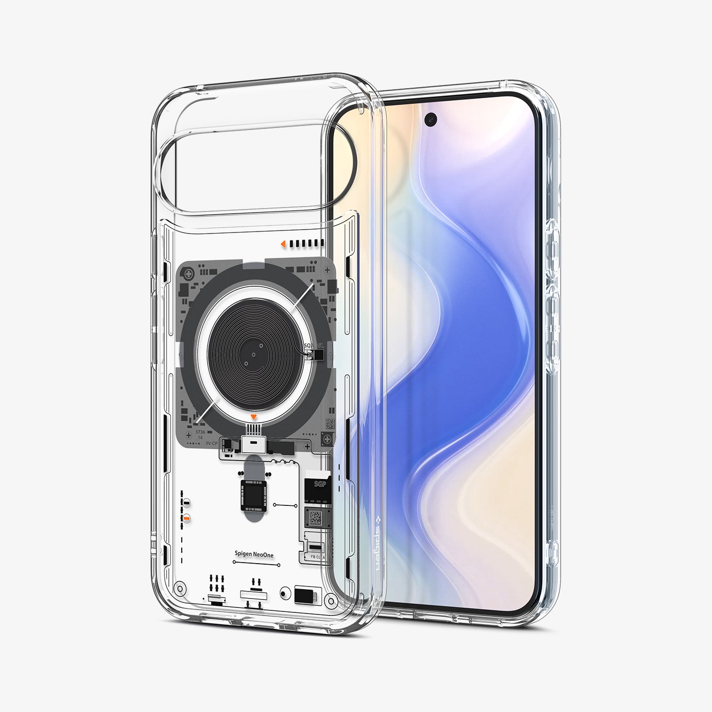 ACS09727 - Pixel 10 Pro XL Case Ultra Hybrid Neo One (MagFit) showing the back and front