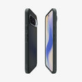 ACS09696 - Pixel 10 Pro Case Liquid Air (MagFit) in abyss green showing the sides, partial front and back