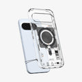 ACS09704 - Pixel 10 / Pixel 10 Pro Case Ultra Hybrid Neo One (MagFit) showing the back with case hovering away from device