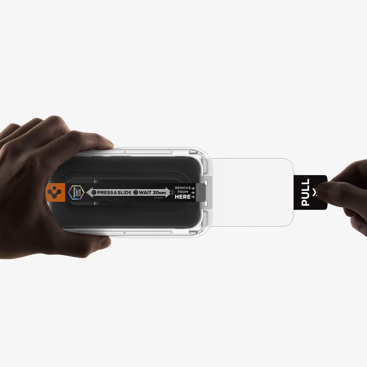 AGL11364 - Pixel 10a GLAS.tR EZ Fit Pro showing pulling with hand