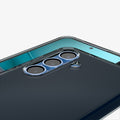 ACS08975 - Galaxy S25 Plus Case Liquid Crystal in Space Crystal showing the partial back, partial front with lens camera zoomed in