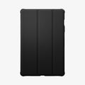 ACS09381 - Galaxy Tab S10 FE+ Case Rugged Armor Pro in Matte Black showing the front