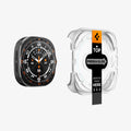 AGL11758 - Galaxy Watch Ultra Series - GLAS.tR EZ Fit showing the Galaxy Watch Ultra beside the EZ Fit installation tray before application.
