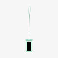 ACS06008 - AquaShield Waterproof Case A601 in Mint showing the front and full length of the strap attached