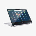 AGL06506 - Acer Chromebook Spin 314 Screen Protector Glas.tR SLIM showing the front and side with device folded