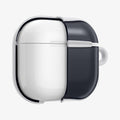 ACS08645 - AirPods 4 Pro / AirPods 4 Classic C1 in Graphite showing the front, cut half open