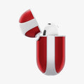 ACS08646 - AirPods 4 Pro / AirPods 4 Classic C1 in Ruby showing the side, half open