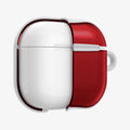 ACS08646 - AirPods 4 Pro / AirPods 4 Classic C1 in Ruby showing the front, half cut open