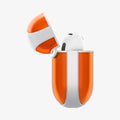 ACS08647 - AirPods 4 Pro / AirPods 4 Classic C1 in Tangerine showing the side, half open