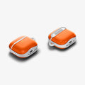 ACS08647 - AirPods 4 Pro / AirPods 4 Classic C1 in Tangerine showing the back, front, sides and bottom