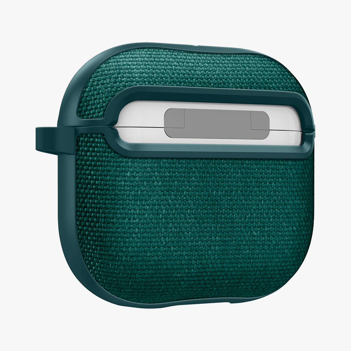 ACS08650 - AirPods 4 Pro / AirPods 4 Case Urban Fit in Midnight Green showing the back and partial side