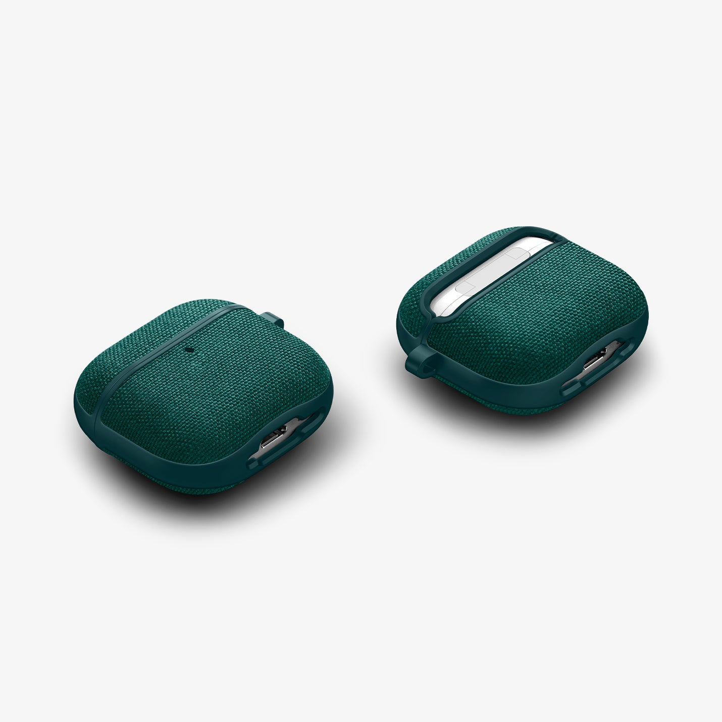 ACS08650 - AirPods 4 Pro / AirPods 4 Case Urban Fit in Midnight Green showing the front, back, sides and bottom