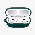 ACS09831 - AirPods Pro 3 Series Urban Fit in Midnight Green showing the front with top open and AirPods inside