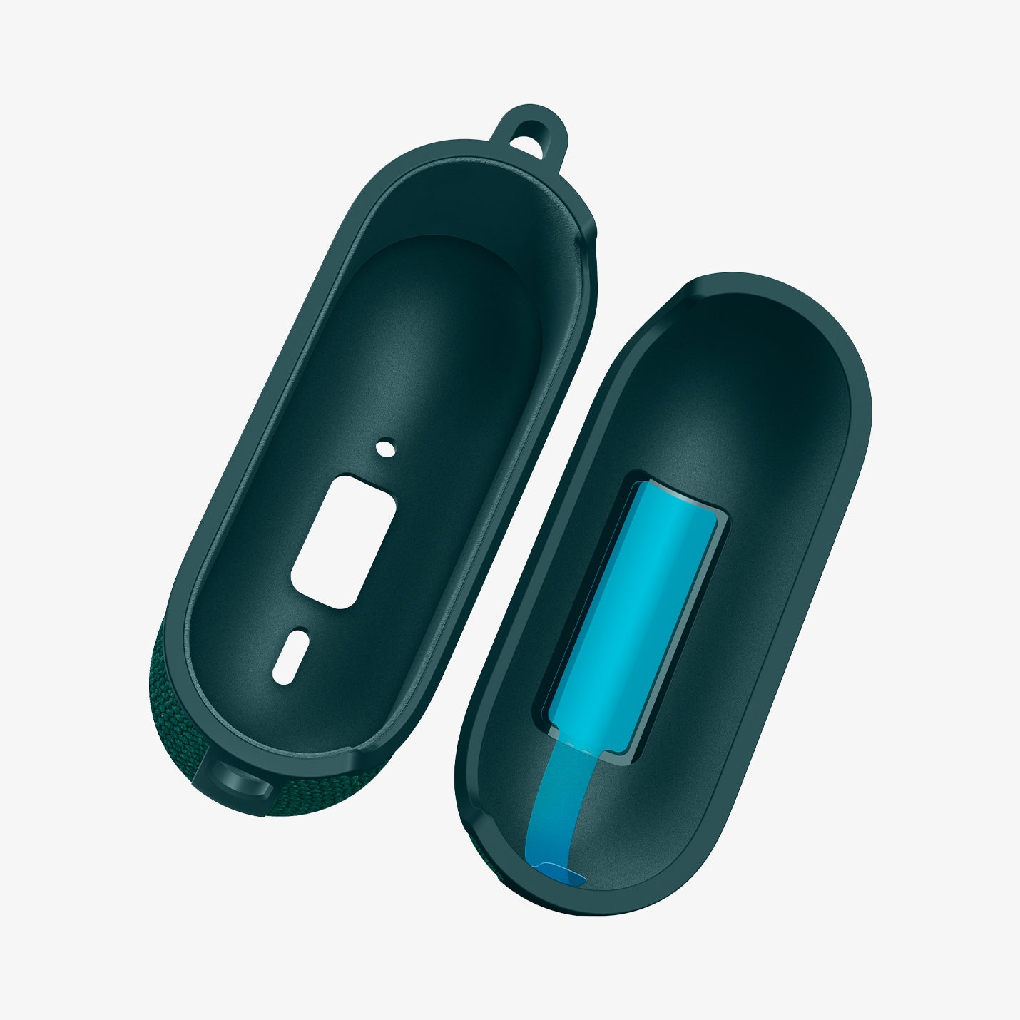 ACS09831 - AirPods Pro 3 Series Urban Fit in Midnight Green showing the inside of case