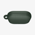 ACS09827 - AirPods Pro 3 Spigen Vault in Midnight Green showing top of the case
