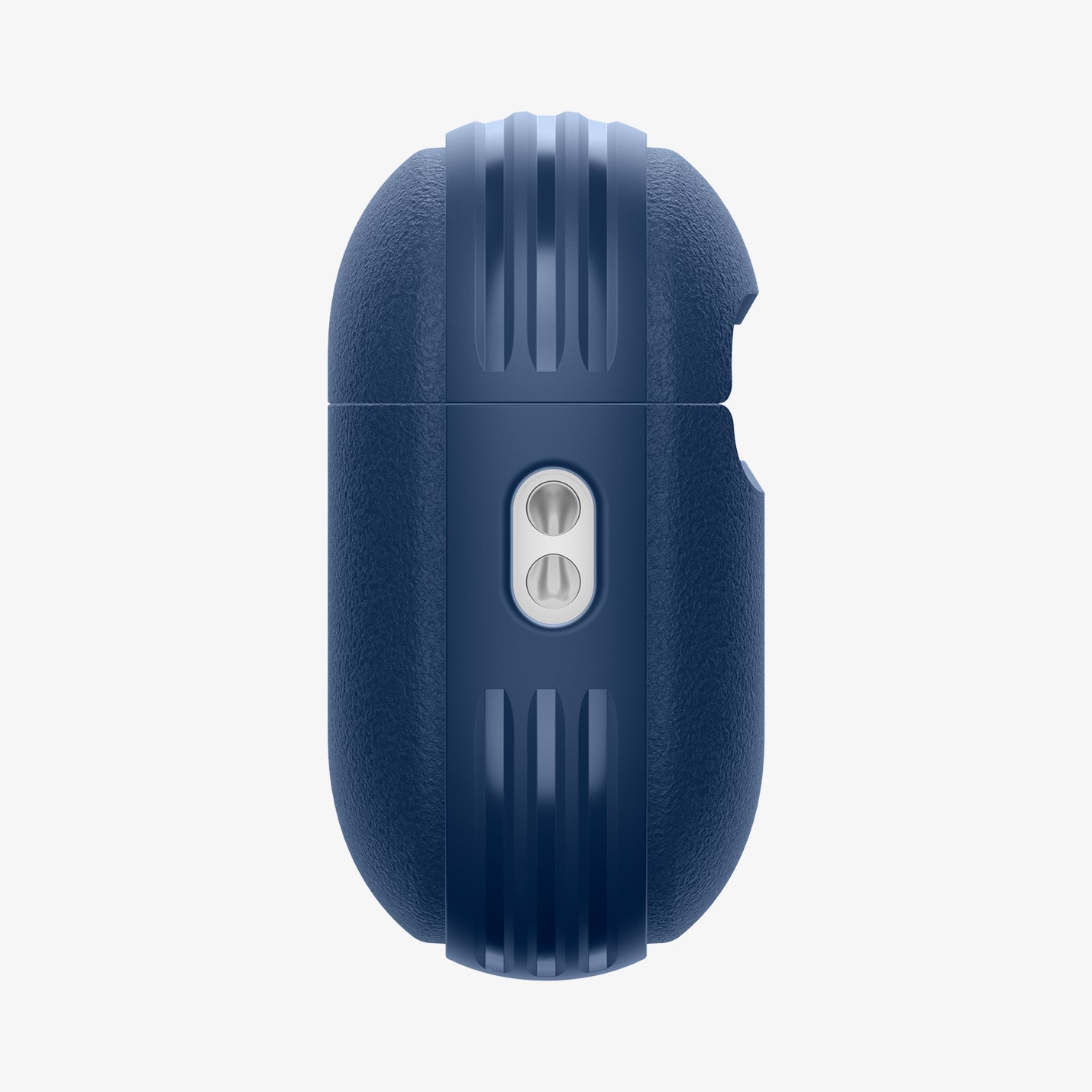 ACS09828 - AirPods Pro 3 Spigen Vault in Navy Blue showing the side