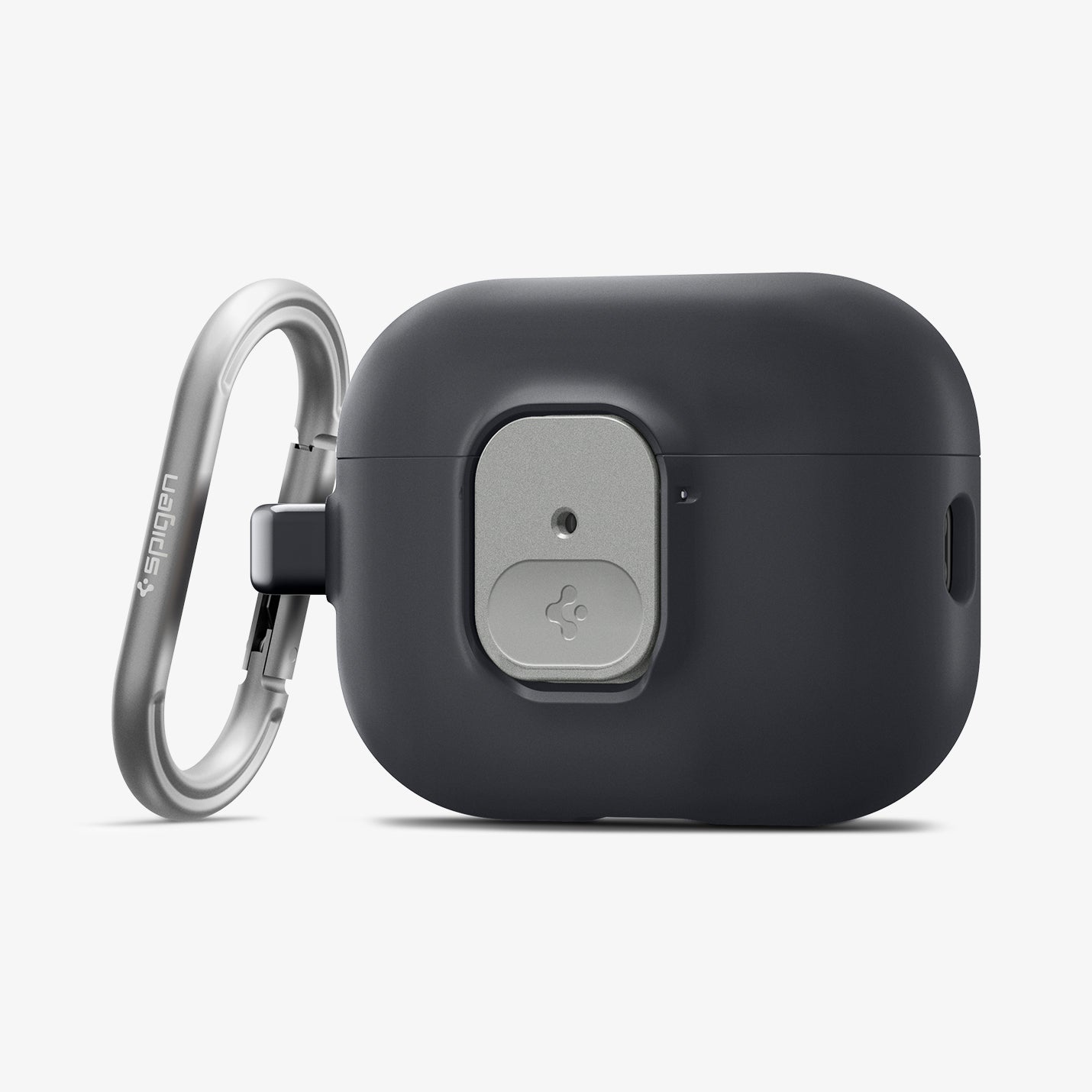 ACS10133 - AirPods Pro 3 Nano Pop in Black Sesame showing the front and side with carabiner