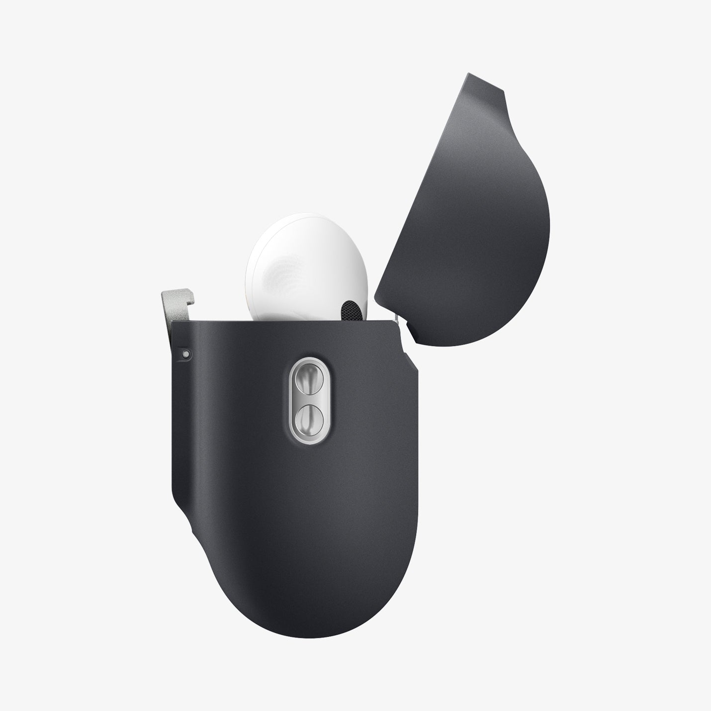 ACS10133 - AirPods Pro 3 Nano Pop in Black Sesame showing the side with top open and AirPods inside