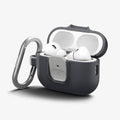 ACS10133 - AirPods Pro 3 Nano Pop in Black Sesame showing the front and side with carabiner