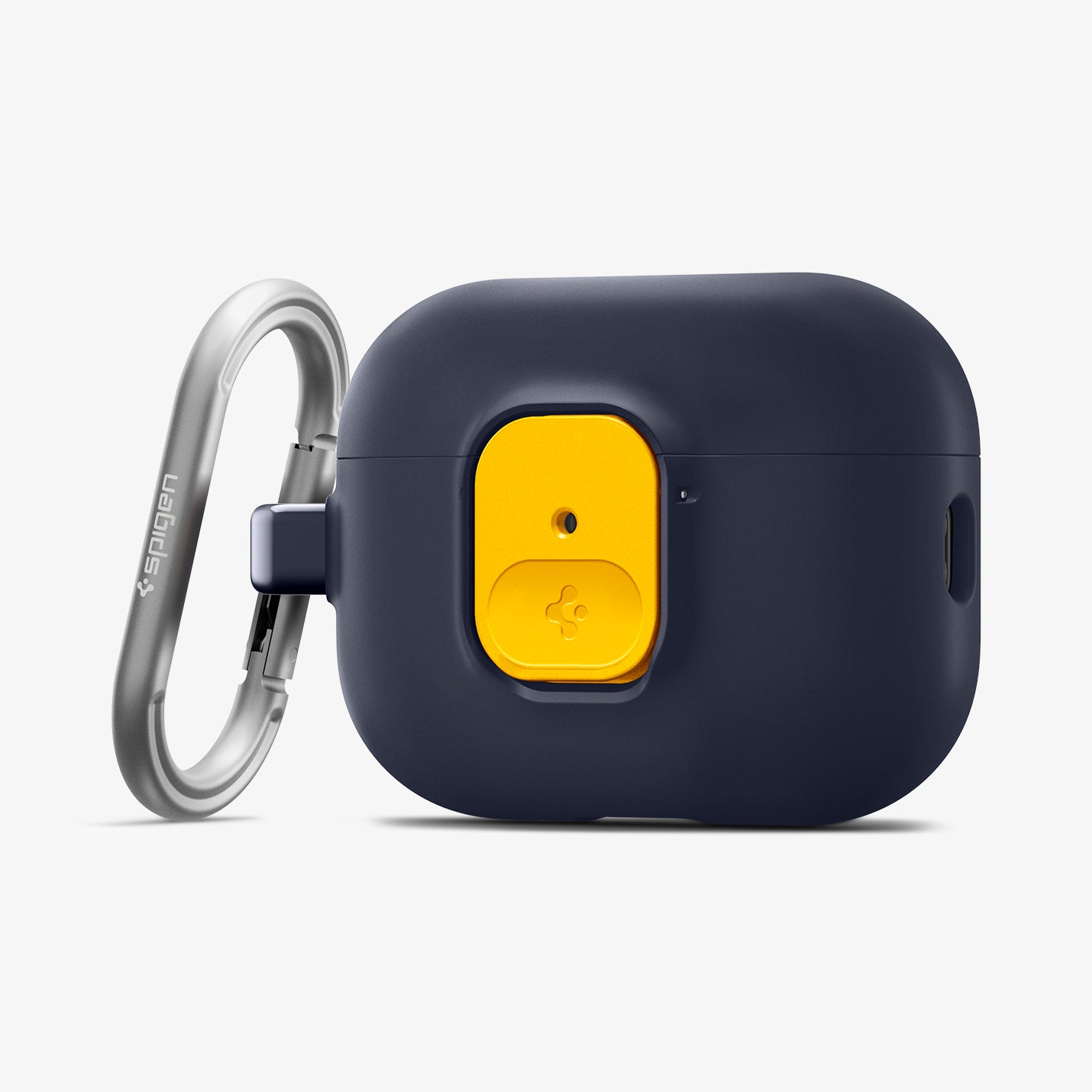 ACS09829 - AirPods Pro 3 Nano Pop in Blueberry Navy showing the front and side with carabiner