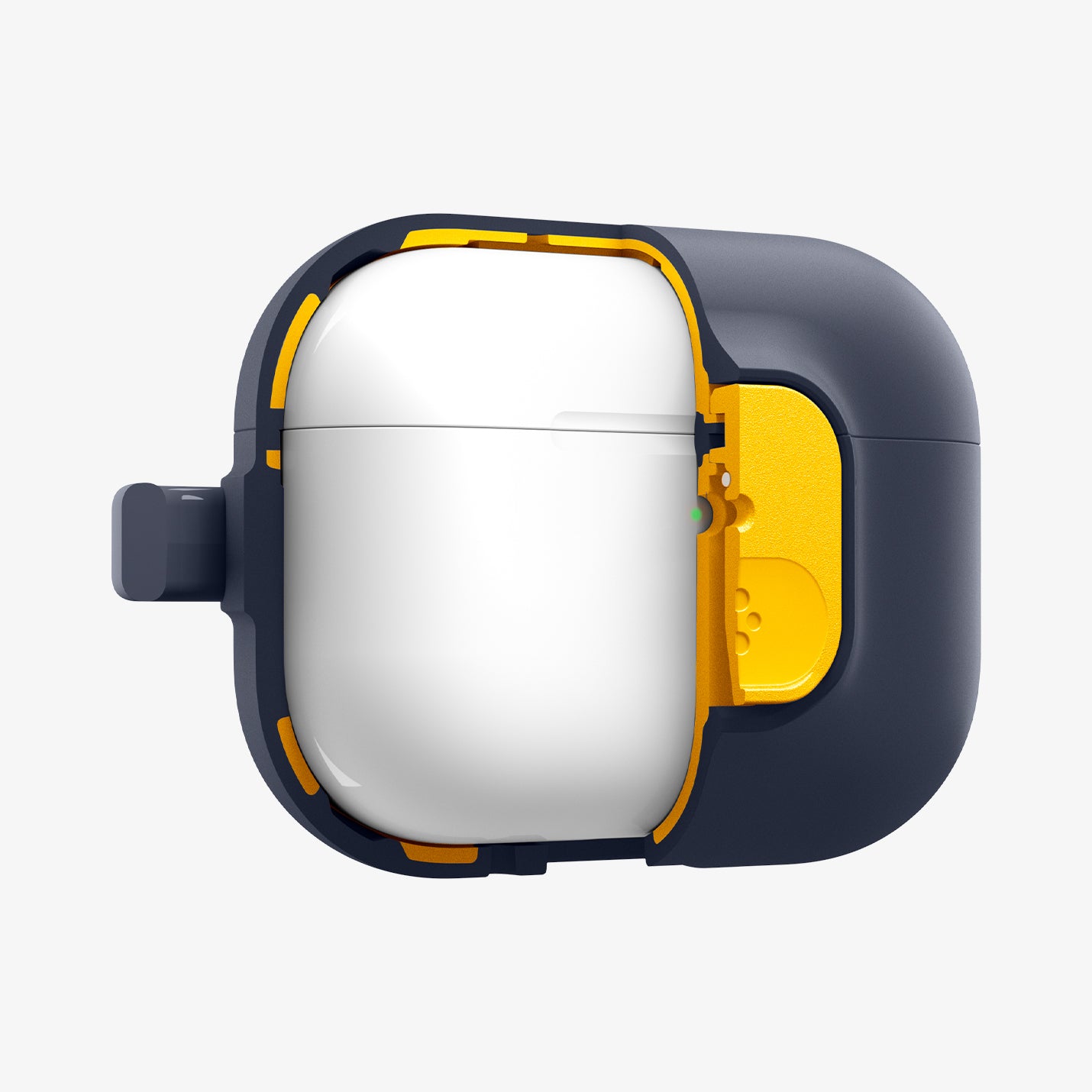 ACS09829 - AirPods Pro 3 Nano Pop in Blueberry Navy showing the front with case half cut open