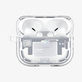 ACS10018 - AirPods Pro 3 Series Ultra Hybrid Zero One (MagFit) in Zero One White showing the front with top open and AirPods inside