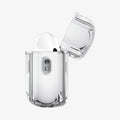 ACS10018 - AirPods Pro 3 Series Ultra Hybrid Zero One (MagFit) in Zero One White showing the side with top open and AirPods inside