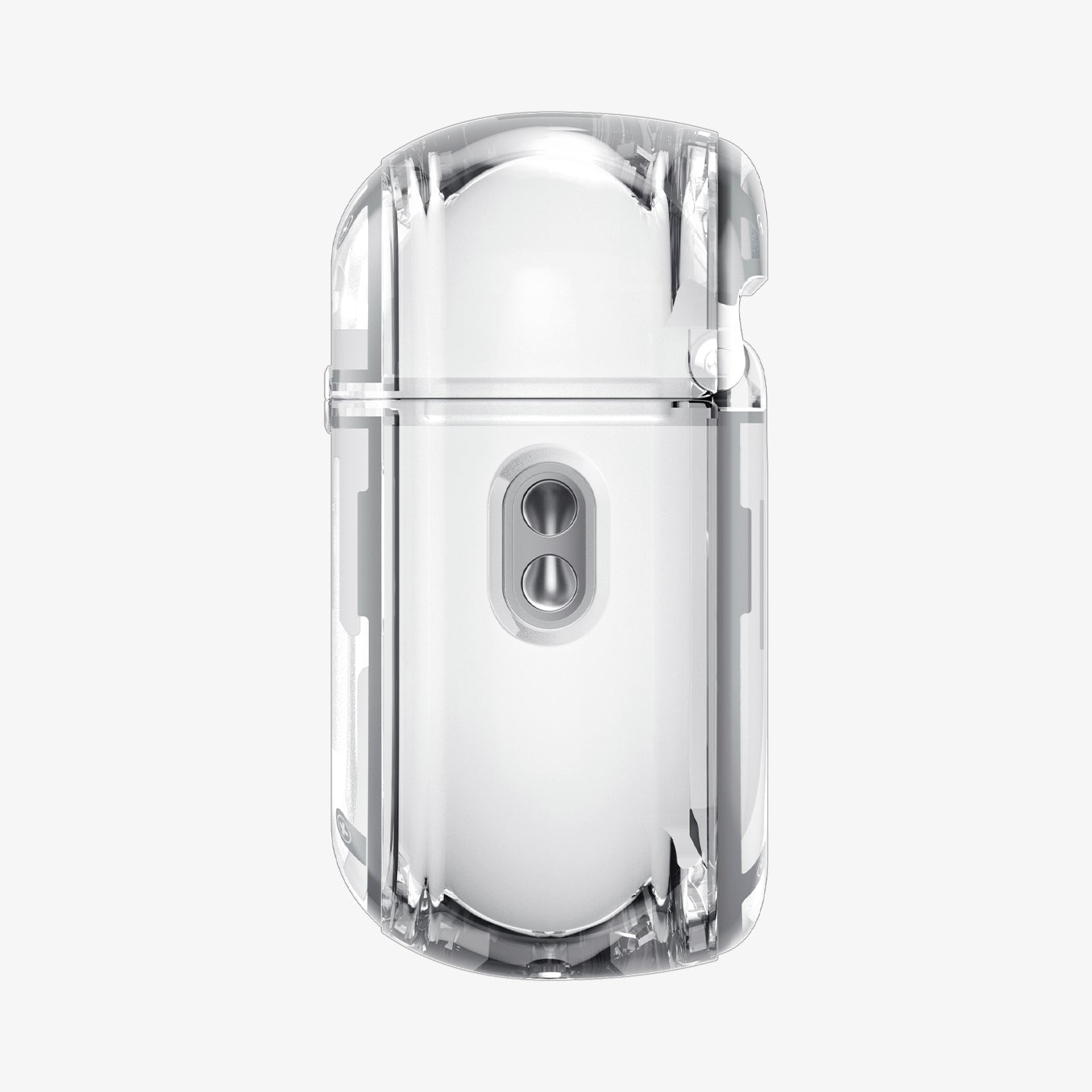 ACS10018 - AirPods Pro 3 Series Ultra Hybrid Zero One (MagFit) in Zero One White showing the side