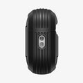 ACS09822 - AirPods Pro 3 Rugged Armor in Matte Black showing the side