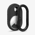 AMP01439 - Apple AirTag Series - Spigen Vault in Matte Black showing side