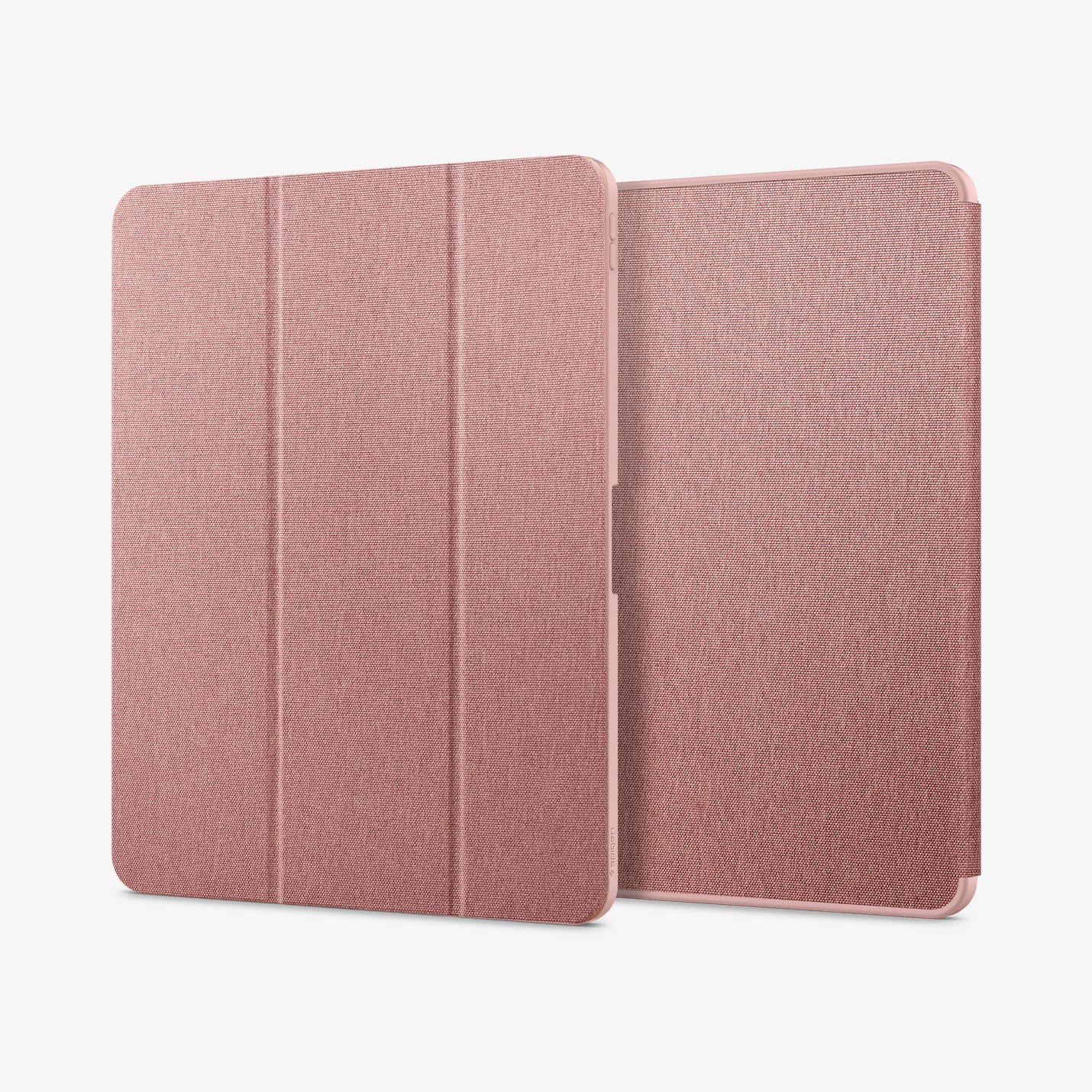 ACS07673 - iPad Air 12.9-inch Case Urban Fit in Rose Gold showing the front, partial side and partial front and side