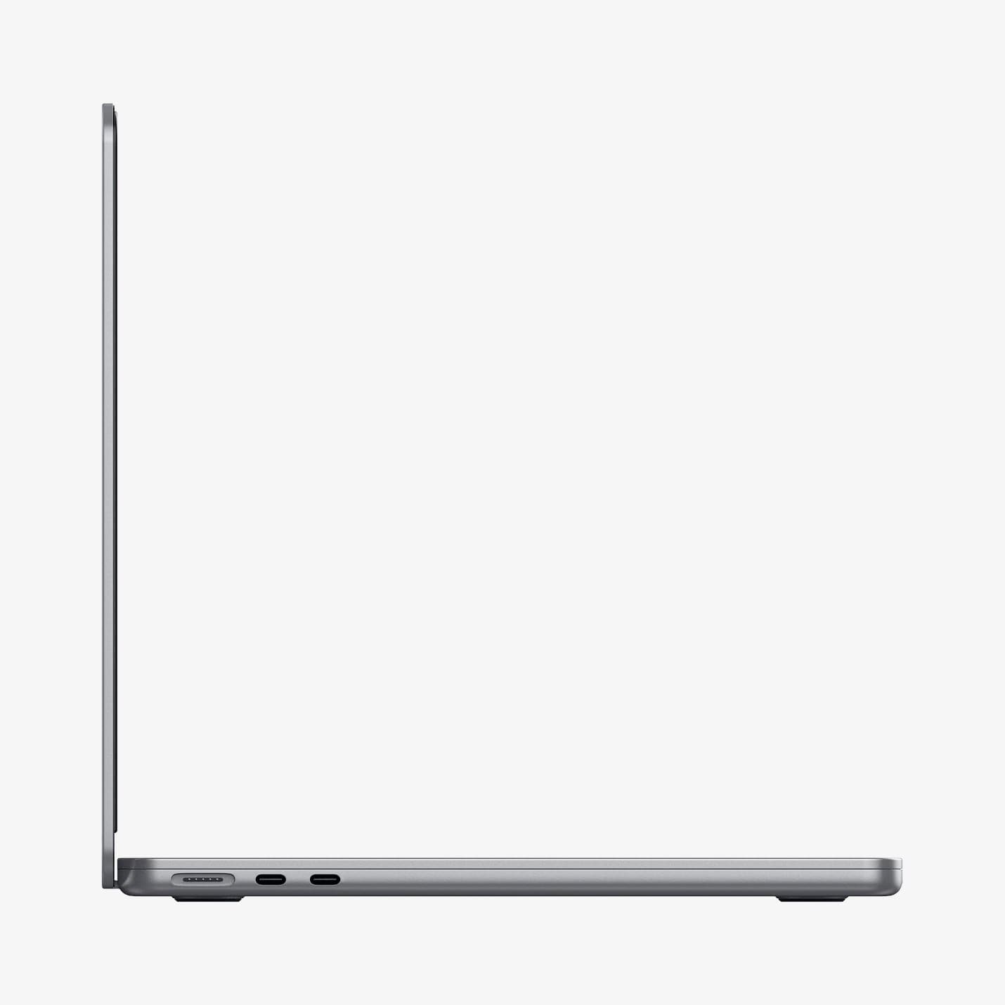 AGL05504 - MacBook Air 13-inch (2022) GLAS.tR SLIM in Clear showing the side