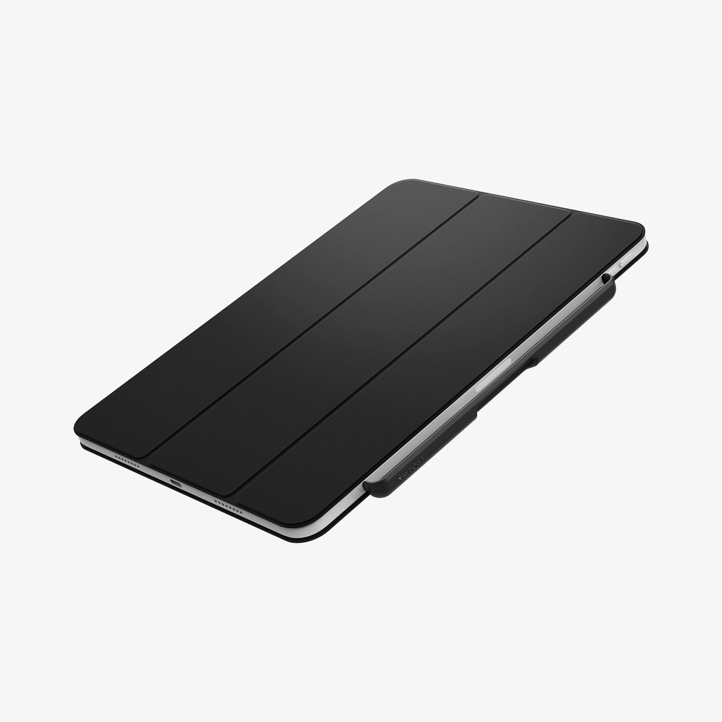 APP04545 - Apple Pencil Holder DA20 in Black showing the front of the case, partial side of the holder poked out