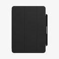 APP04545 - Apple Pencil Holder DA20 in Black showing the front of the case with front of pencil holder poked out on the right side