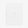 APP06266 - Apple Pencil Holder DA20 in White showing the back of the case with the back of pencil holder poke out on the left side