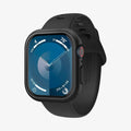 ACS08588 - Apple Watch 10 (42mm) Case Thin Fit in Black showing the front, sides, inner and back