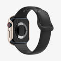 ACS08590 - Apple Watch 10 (42mm) Case Thin Fit in Starlight showing the back, partial side, inner and back