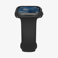 ACS08601 - Apple Watch 10 (46mm) Case Thin Fit in Black showing the partial front and side