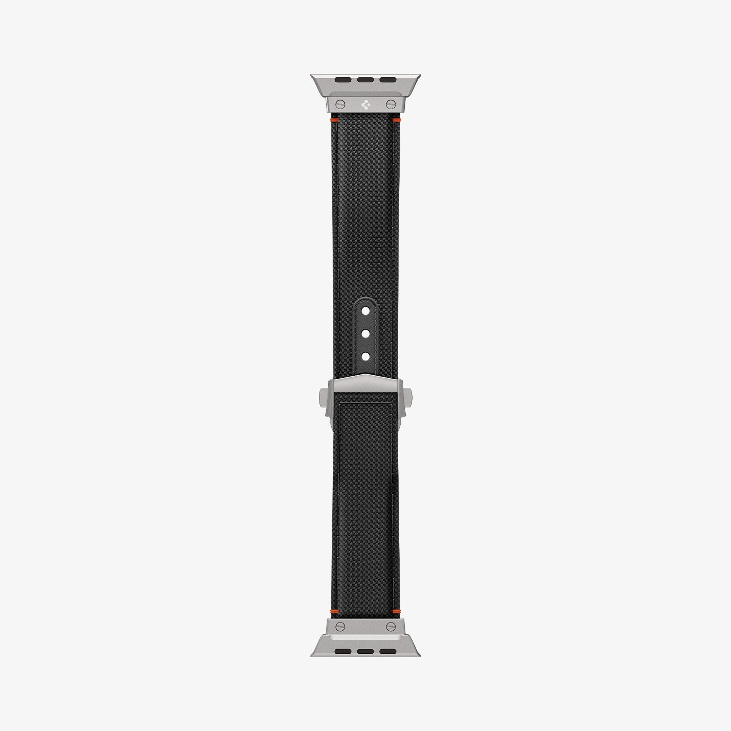 AMP09304 - Apple Watch Ultra (49mm) Classic Fit in Black showing the strap only, laid out flat