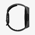 ACS11899 - Apple Watch 12 (46mm) Liquid Air Pro showing a close-up front view of the raised protective bezel and integrated watch band