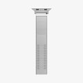 AMP07225 - Apple Watch (41mm) Sleek Link in Silver showing the front of a strap